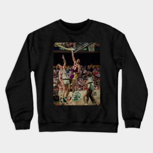 Kareem Abdul Jabbar vs Larry Bird and Robert Parish Crewneck Sweatshirt